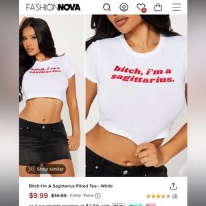 New Cropped Tee size S